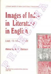 Images of India in Literature in - okładka książki