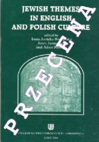 Jewish Themes in English and Polish - okładka książki