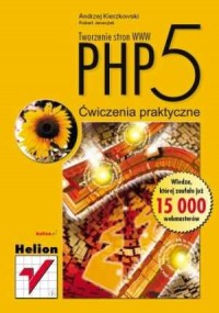 PHP5. Tworzenie stron WWW. Ćwiczenia - okładka książki