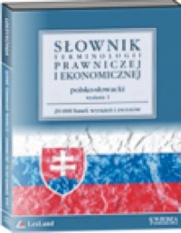 Słownik polsko-słowacki terminologii - okładka książki