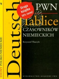Tablice czasowników niemieckich. - okładka książki