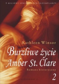 Burzliwe życie Amber St. Clare. - okładka książki