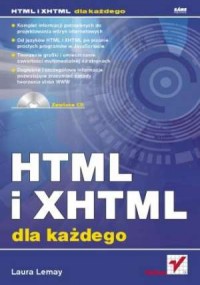 HTML i XHTML dla każdego - okładka książki