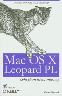 Mac OS X Leopard PL. Leksykon kieszonkowy - okładka książki