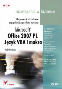 Microsoft Office 2007. Język VBA - okładka książki