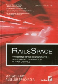 RailsSpace. Tworzenie społecznościowych - okładka książki