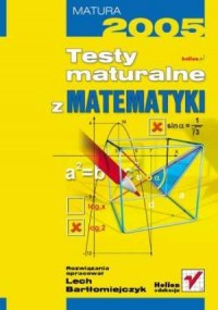 Testy maturalne z matematyki - okładka podręcznika