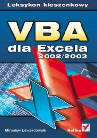 VBA dla Excela 2002/2003. Leksykon - okładka książki