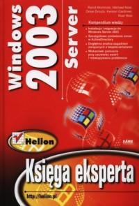 Windows Server 2003. Księga eksperta - okładka książki