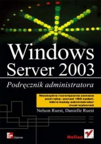 Windows Server 2003. Podręcznik - okładka książki