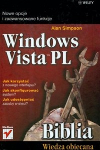 Windows Vista PL. Biblia - okładka książki