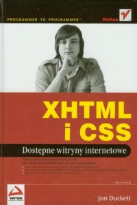 XHTML i CSS. Dostępne witryny internetowe - okładka książki