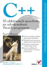 C++. 50 efektywnych sposobów na - okładka książki