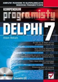 Delphi 7. Kompendium programisty - okładka książki