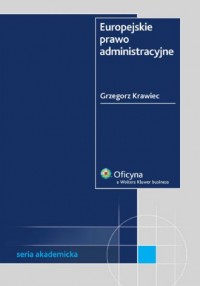Europejskie prawo administracyjne - okładka książki