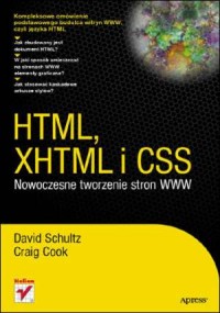 HTML, XHTML i CSS. Nowoczesne tworzenie - okładka książki