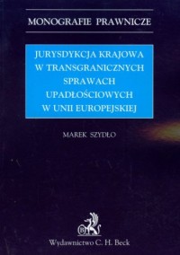Jurysdykcja krajowa w transgranicznych - okładka książki