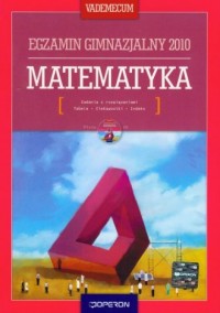 Matematyka. Egzamin gimnazjalny - okładka podręcznika