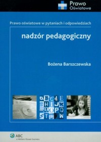 Nadzór pedagogiczny - okładka książki