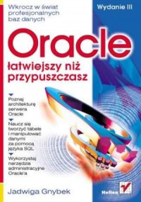 Oracle - łatwiejszy niż przypuszczasz - okładka książki