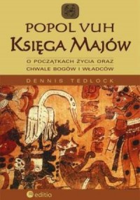 Popol Vuh. Księga Majów o początkach - okładka książki