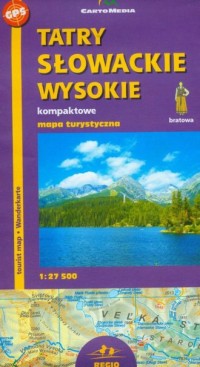 Tatry Słowackie. Wysokie mapa turystyczna - okładka książki