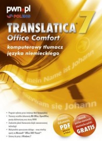 Translatica 7 Office Comfort (niem.) - okładka książki
