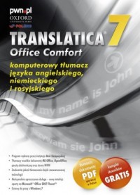 Translatica 7 Office Comfort. Wielojęzykowa - okładka książki