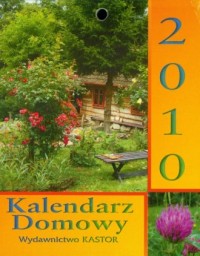 Kalendarz 2010 KL04 Kalendarz domowy - okładka książki