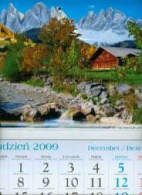 Kalendarz 2010 KT06 Pejzaż trójdzielny - okładka książki