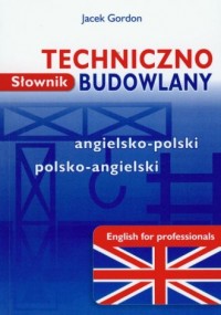 Słownik techniczno-budowlany angielsko-polski - okładka książki