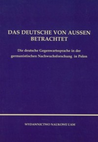 Das Deutsche von Aussen betrachtet. - okładka podręcznika