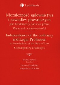 Niezależność sądownictwa i zawodów - okładka książki