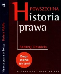 Powszechna historia prawa / Historia - okładka książki