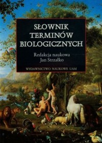 Słownik terminów biologicznych - okładka książki