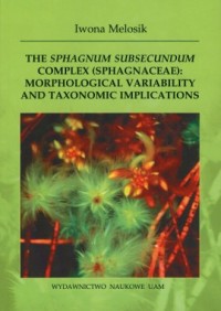 The Sphagnum subsecundum complex - okładka książki