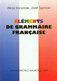 Elements de grammaire francaise - okładka podręcznika