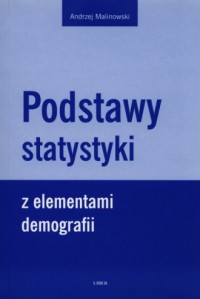 Podstawy statystyki z elemenatmi - okładka książki