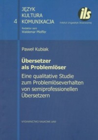 Übersetzer als Problemlöser. Eine - okładka książki