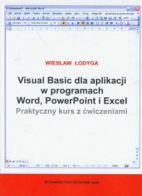 Visual Basic dla aplikacji w programach - okładka książki