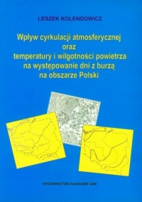 Wpływ cyrkulacji atmosferycznej - okładka książki