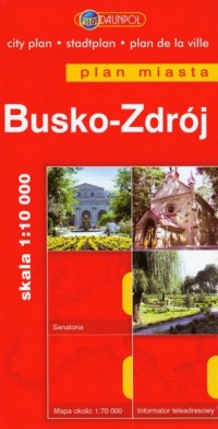 Busko-Zdrój (plan miasta) - okładka książki