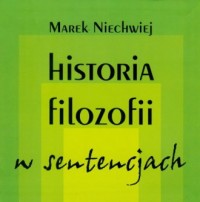 Historia filozofii w sentencjach - okładka książki