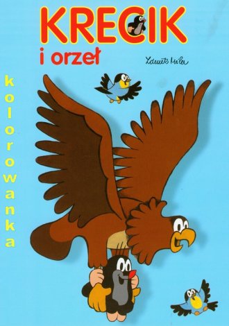 Krecik i orzeł. Kolorowanka - okładka książki
