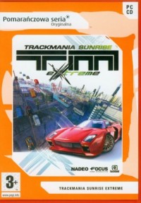 Pomarańczowa seria. TrackMania - pudełko programu