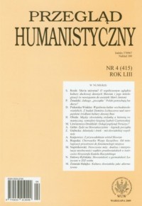 Przegląd humanistyczny 4(415) / - okładka książki