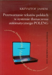 Przetwarzanie tekstów polskich - okładka książki