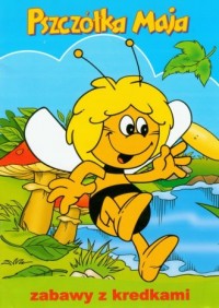 Pszczółka Maja. Zabawy z kredkami - okładka książki