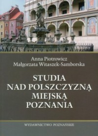 Studia nad polszczyzną miejską - okładka książki