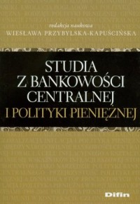 Studia z bankowości centralnej - okładka książki